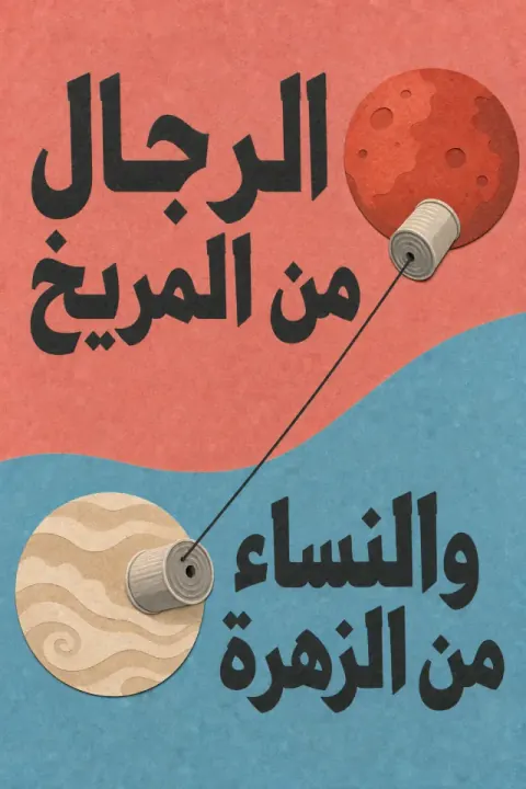 غلاف كتاب الرجال من المريخ والنساء من الزهرة